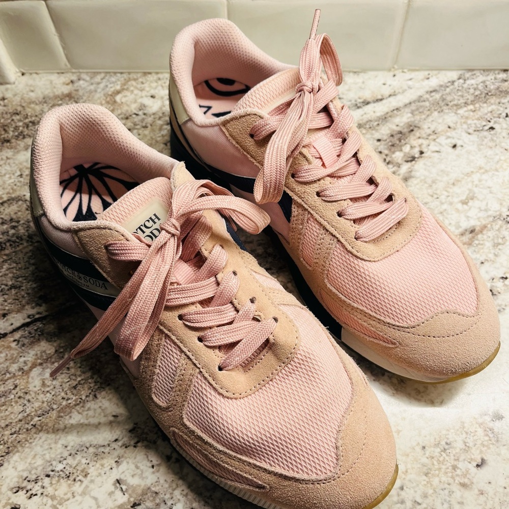 Scotch & Soda Blush Pink Women's Sneakers